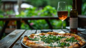 pizza e bollicine Franciacorta